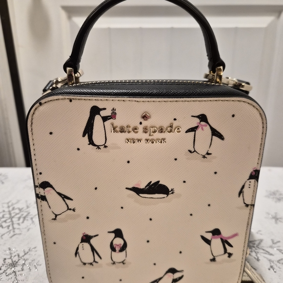 Kate Spade - Daisy Vanity Penguin Crossbody - Picture 2 of 7